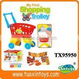 Kids Supermarket Shopping Toy Car Shopping Trolley, Shopping Cart Toy thumbnail-3