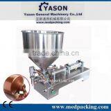Fully Stainless Steel Semi-Automatic Cosmetic Cream Lotion, Jam, Sauce Filling Machine