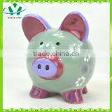 Wholesale Ceramic Pig Animal Shape Piggy Banks for Sale thumbnail-1