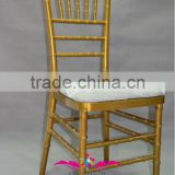 event use resin polycarbonate chiavari chair with pads