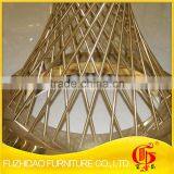 Stainless Steel Frame With Tempered Glass Top Banquet Table thumbnail-6