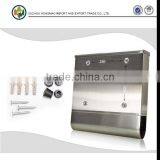 Outdoor Wall Mount Galvanized Steel Postbox thumbnail-3