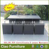 Home Garden 8 Seater Dining Furniture Cube Table and Chair thumbnail-2