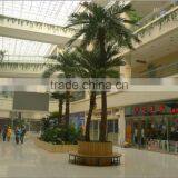 Artificial Palm Tree With Brown Bark Fiberglass Tree Sale Fake Tree Outdoor Decoration thumbnail-2