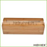 2017 Newest Bamboo Solid Tea Bag Box Wood Tea Storage Tin Box/Homex_Factory