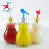 Hot Sale 100ml-750ml Transparent Glass Bulb Beverage Bottles