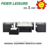 high quality lowes patio rattan furniture sofa set