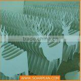 Customized White Paper Wooden Carving Deer