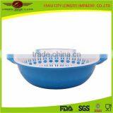 China Supplier Wholesale Fruit Vegetable 2 Tier Plastic Mesh Fruit Basket thumbnail-3