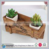 Retro Zakka Style Wooden Multifunctional Desk Box for Flowers / Plants thumbnail-1
