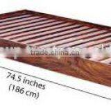 New Design Low Wooden Single Bed thumbnail-2