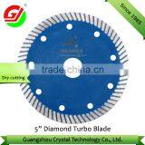 Turbo Type Diamond Blade for Stone/125mm Diamond Saw Blade for Granite/marlbe/diamond Tool Manufacturer thumbnail-1