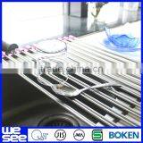 Sturdy Orange Dish Drying Rack 52cm