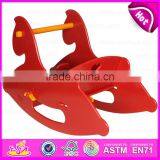 2016 Brand New Wood Rocking Horse, Kids' Rocking Horse, Lovely Wooden Rocking Horse W16D082A thumbnail-5
