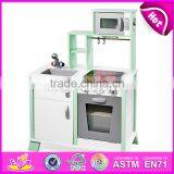 New Design Luxurious White Wooden Boys Play Kitchen for Kids W10C279 thumbnail-1