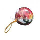 D70mm Ball Shape Tin Gift Box for Christmas Used thumbnail-1
