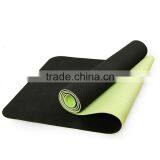 Wholesale ECO Double Color Double Layer Anti-slip TPE Yoga Mat For Fitness thumbnail-5