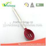 WCE247G Premium Silicone Utensils Slotted Spoon Cooking Utensil Gadgets Set With S.S. Handle thumbnail-3