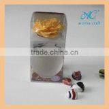 EA3-0862 Fragrance Diffuser With Ceramic Bottle Curled Rattan Sticks Green Tea Scent thumbnail-6