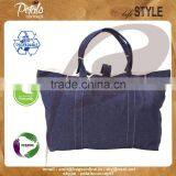 New Design Denim Tote Bag With Handle & With Loop Closure thumbnail-2