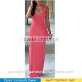 2015 New Designs Dress Fashion Backless Elegant Evening Sexy Western Dress for Woman thumbnail-2