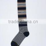 100% Cotton Fancy Knee High Strip Happy Socks Men thumbnail-3