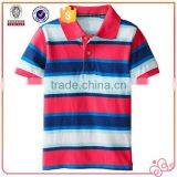 2015 Latest Design Stripe Printing Fancy Boys Child Cloths With Polo Collar thumbnail-1