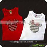 Female Fitness Tank Top Crytal Branded Logo thumbnail-1