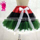 Sequin Hot Stitching Color High Quality Baby Girls Soft Fabrics Chiffon Tutu Pettiskirt thumbnail-5