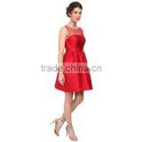 Red Temptation Fashion Lace Dress For Sexy Lady thumbnail-4