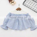 2-7 Years Wholesale 2017 New Style Girls Patchwork Shirt Cotton Long Sleeve Autumn Fashion Girls Blouses thumbnail-2