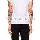 China OEM Embroidery Words Custom Mens White t Shirts thumbnail-2