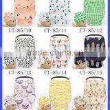 Adorable Cute Fox Pattern Printed Cotton Elastic Infant Nursing Stroller Carrier Protect Baby Cover thumbnail-5