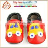Genuine Leather Red Car Baby Shoes for Kids thumbnail-1