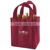 6 Bottle Wine Tote Bag - Fits 6 Wine Bottles, Features 36" Handles and Comes With Your Logo. thumbnail-3