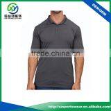Custom Made Simple Design Mens Ribbed Collar Polo Shirts thumbnail-1