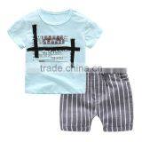 Wholesale Quality Short Sleeves Little Boy Clothes Suit Kids Clothes Clothing Set thumbnail-6