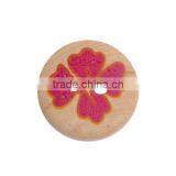 Round Wooden Button thumbnail-1