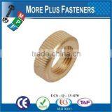Made in Taiwan Brass Stainless Steel Metric Knurled Ring Nut thumbnail-2