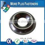 Made in Taiwan Steel Countersunk Stainless Steel Brass Steel Countersunk Finishing Washer thumbnail-2
