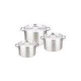 6 PCS Household Kitchen Aluminum Cookware Set With Thicker Side thumbnail-1