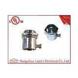 UL Listed 1/2 Inch to 4 Inch Metal EMT Conduit Connectors With PVC Insulated Throad