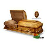 Best Quality Solid Wood Casket Wood Coffin thumbnail-1