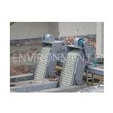 SS Rotary Mechanical Bar Screen in wastewater treatment , Grille for water solid - liquid seperation