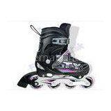 Aluminum Chassis Semi-Soft Inline Skate Shoes for Boys and Girls White Pink Blue thumbnail-1