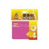 Safe and Clean Water Based Glue Square Paper Sticky Notes for Write a Memo