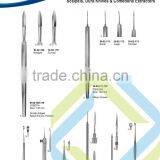 19 Scalpels Dura Knives & Comdone Extractors