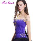 Women Sexy 10 Fish Boned Training Palace Halloween Best Waist Training Corset thumbnail-2