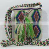 Cream And Green Color Tr Small Reference Bags thumbnail-1