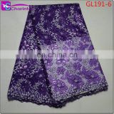 High quality african guipure organza lace fabrics GL191